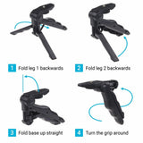 Hand Grip Folding Tripod