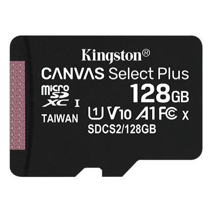 Kingston 128GB Canvas Select Plus microSD Card